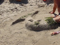 Sculpture in the sand